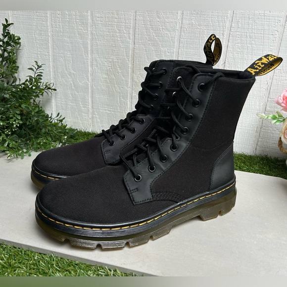 DR.MARTENS COMBS POLY
CASUAL BOOTS Black Extra Tough Poly+Rubbery men 10 unisex - Picture 8 of 17